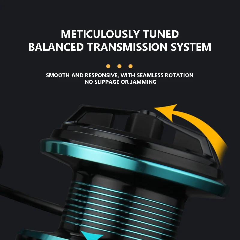 Carrete giratorio Mavllos Sea-Tiger para trucha, relación de velocidad de arrastre de 15KG, carrete de Metal 4,9:1, carrete de pesca para barco de agua salada para Lucio - imagen 5