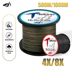 2025 new arrival ThornsLine PE X4/X8 500m/1000m Strands Braided Super Strong Wear resistant Multifilament Sea Saltwater Wire