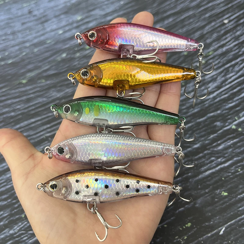 Señuelo de Pesca con lápiz que se hunde, 70mm, 8g, tiro largo, agua dulce, interruptor costero, cebo Artificial Isca, Pesca Wobbler, accesorios de Pesca - imagen 2