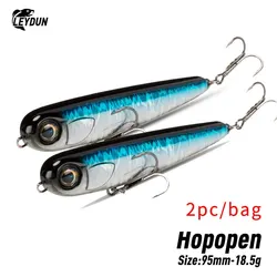 HOPOPEN Señuelo Flotante Lápiz – Superficie Agua Salada de Lubina