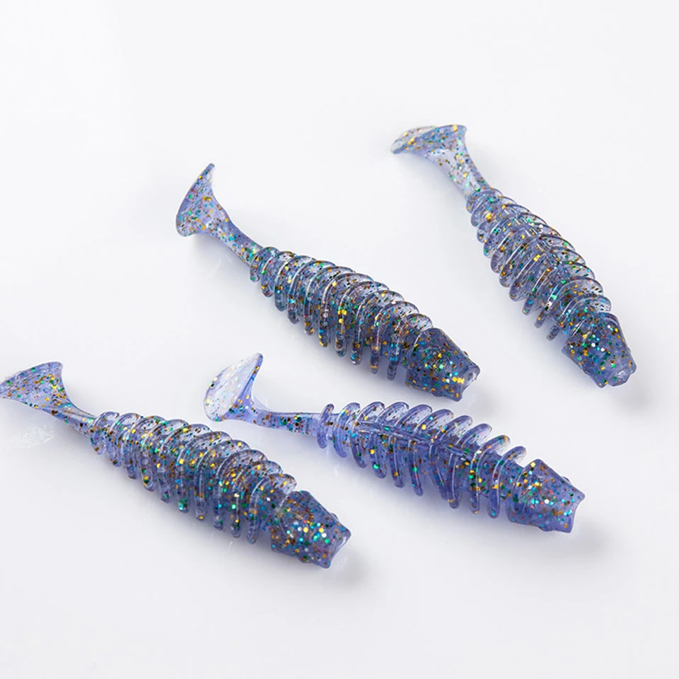 WALK FISH-señuelo suave flotante para lubina, cebo Artificial suave, Swimbait, accesorios de pesca, Wobblers, 6 piezas, 6,5 cm/2,3g, nuevo - imagen 5