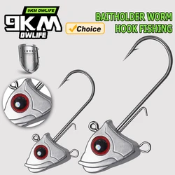 Anzuelo Swimbait 9KM con ojos 3D para señuelo blando
