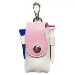 Bolsa de cintura impermeable para pelotas de golf con hebilla y clip