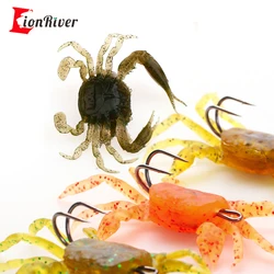 Señuelo Cangrejo Vinilo – Anzuelo Doble Mar