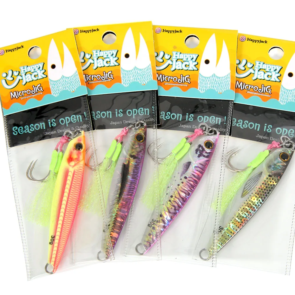 7g14g30g40gmetal jig shore jigging pesca en el mar plantilla lenta realista Metal Jigging cuchara de Jigging lento impresión 3D láser cebo Artificial - imagen 5