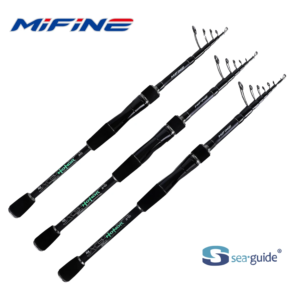 MIFINE HONOR Caña telescópica carbono 24T 2,1-2,7m 3-27g