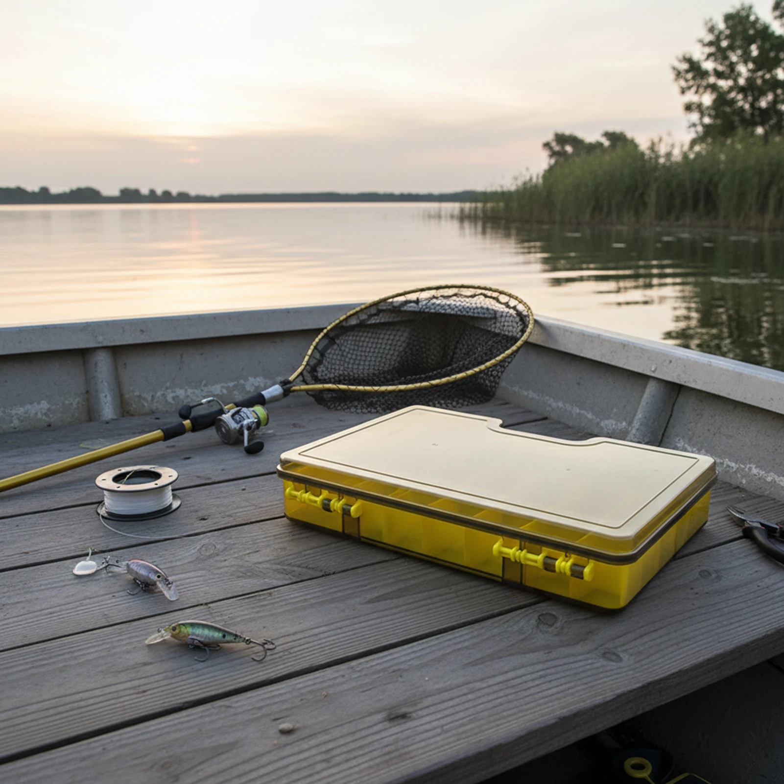 Caja organizadora de Señuelos de Pesca, caja de cebo desmontable de doble cara, caja de almacenamiento flotante para anzuelos, accesorios de pesca al aire libre, 1 ud. - imagen 5