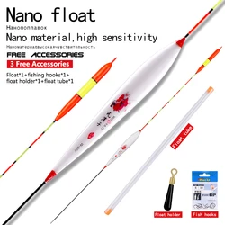 Flotador Nano con asiento – Cola gruesa para pesca de carpa