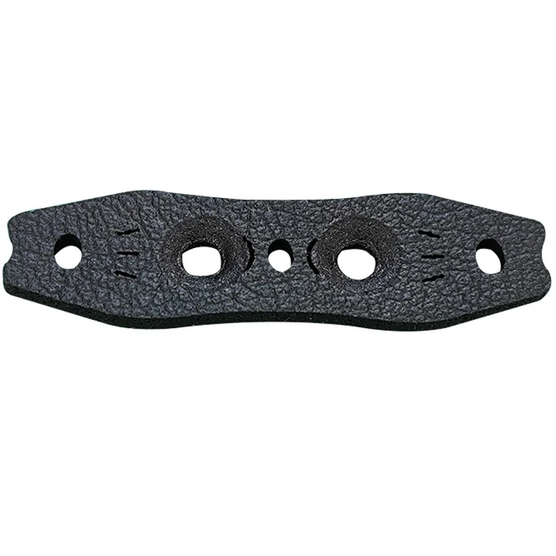 30 Uds. Tirachinas con bolsa de bola de acero para banda de goma plana, accesorios de tiro al aire libre de cuero PU - imagen 5