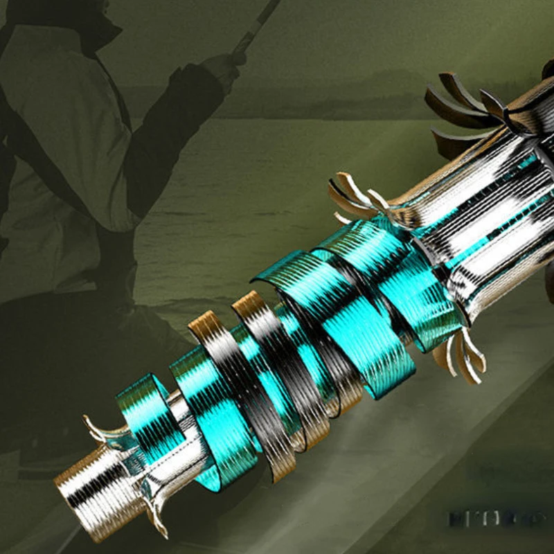 Caña De pescar superligera De carbono fino, accesorios De Pesca, 5/6/7H - imagen 5