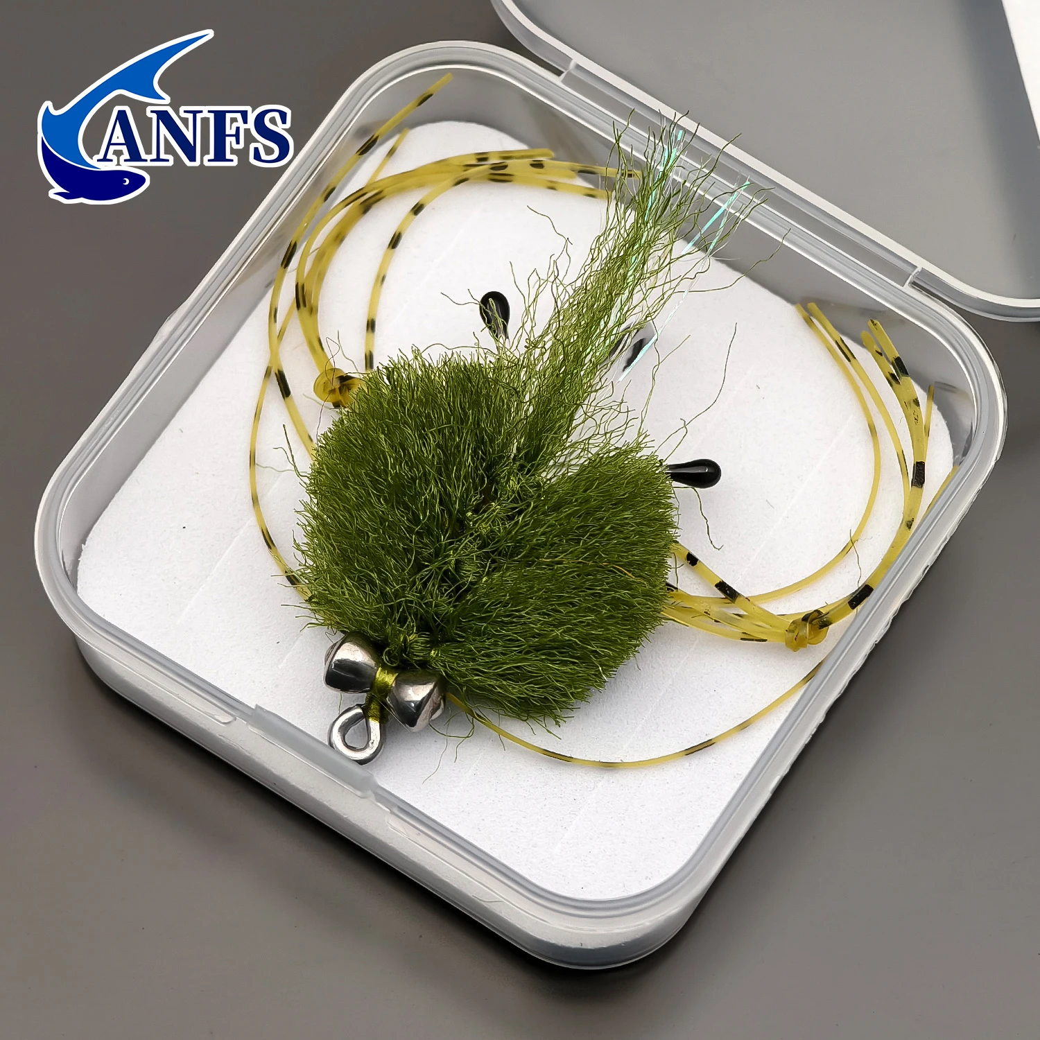 ANFS 1 Mosca de Cangrejo con Tungsteno – Húmeda Atada a Mano - imagen 2