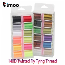 Bimoo hilo trenzado para atar moscas y ninfas 140D colores surtidos