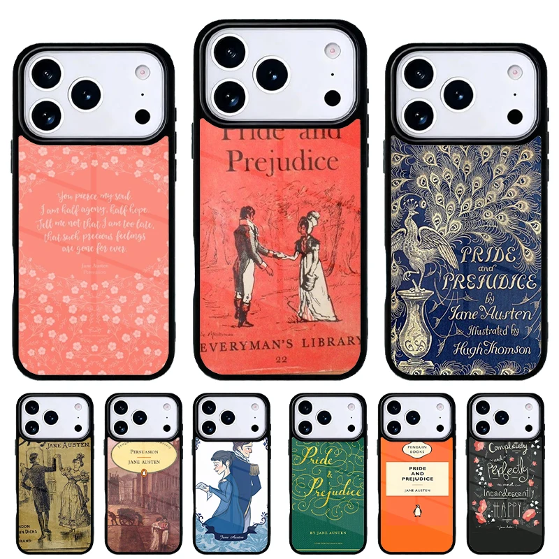 Funda iPhone Jane Austen – Diseño libro clásico