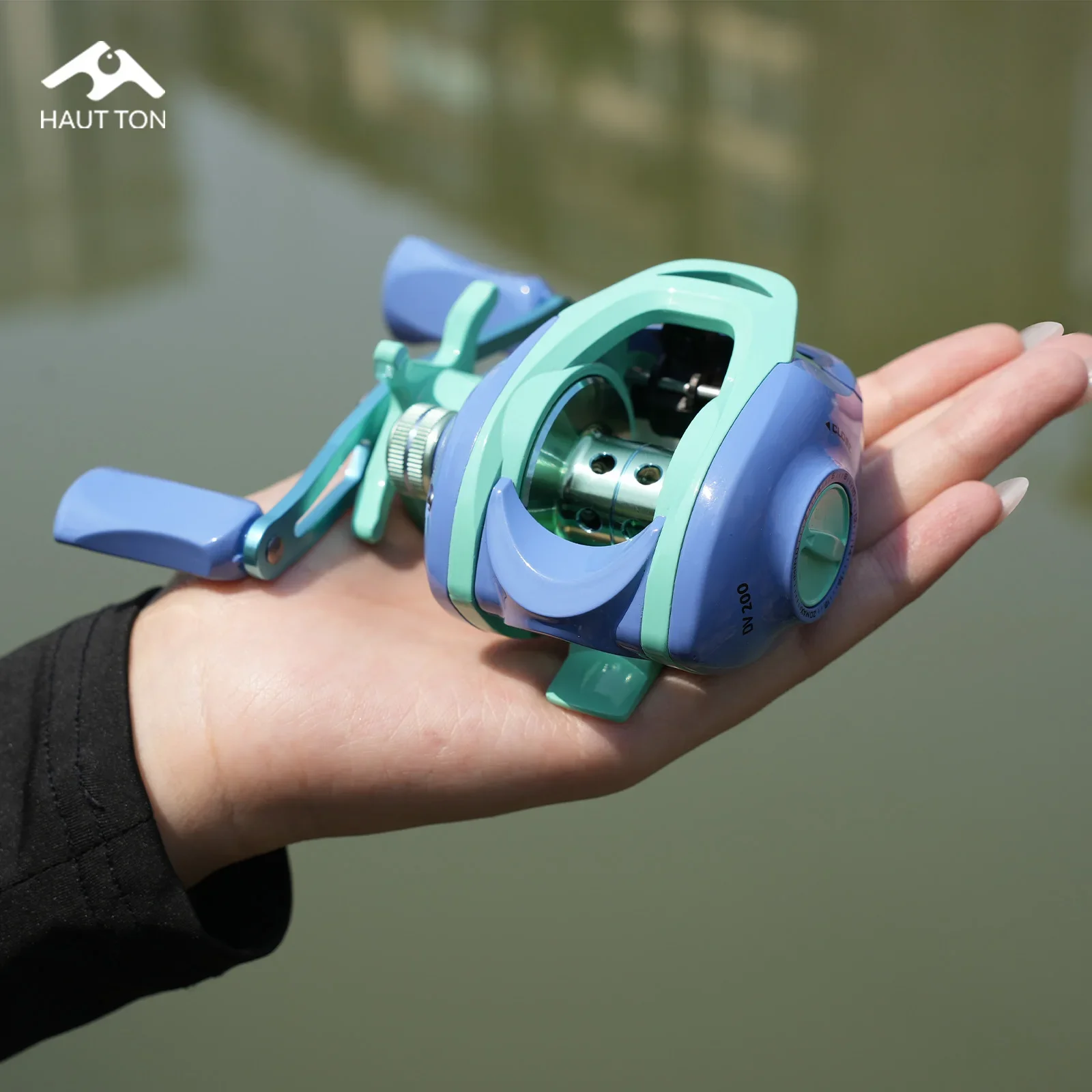 Carrete Baitcasting DV – Aluminio ligero 7,2:1 y freno 5 kg - imagen 2