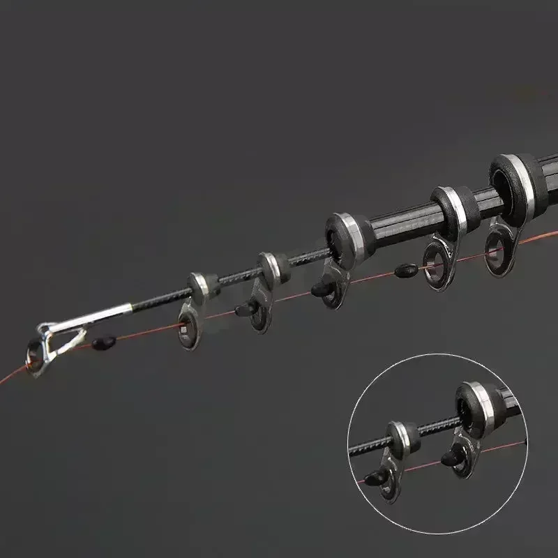 2,7 M 3,6 M 4,5 M 5,4 M 6,3 M 7,2 M caña de pescar telescópica de carbono caña ultraligera señuelo carpa viaje océano caña de pescar giratoria - imagen 2