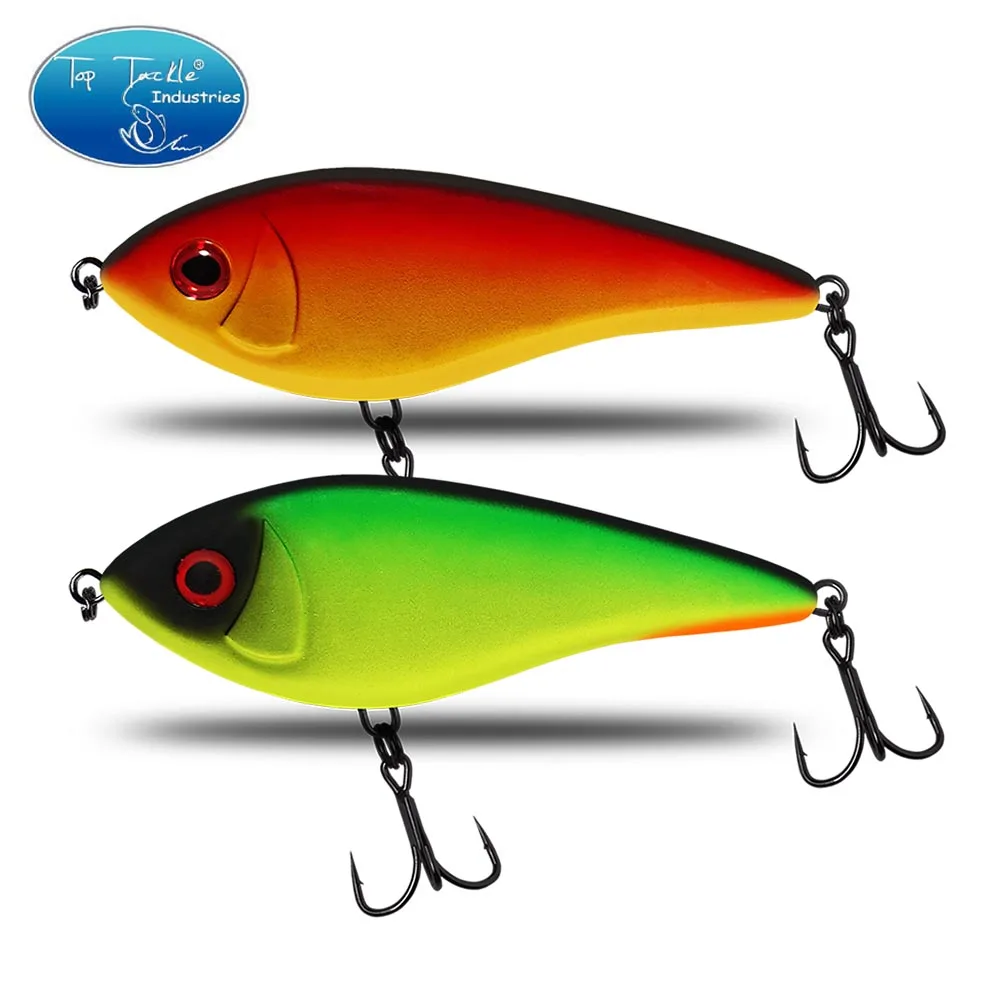 Señuelo de pesca Jerkbait, 10cm, 30g/35g, sonido fuerte, Lucio, nuevo molde, Wobblers artificiales duros, perca - imagen 4