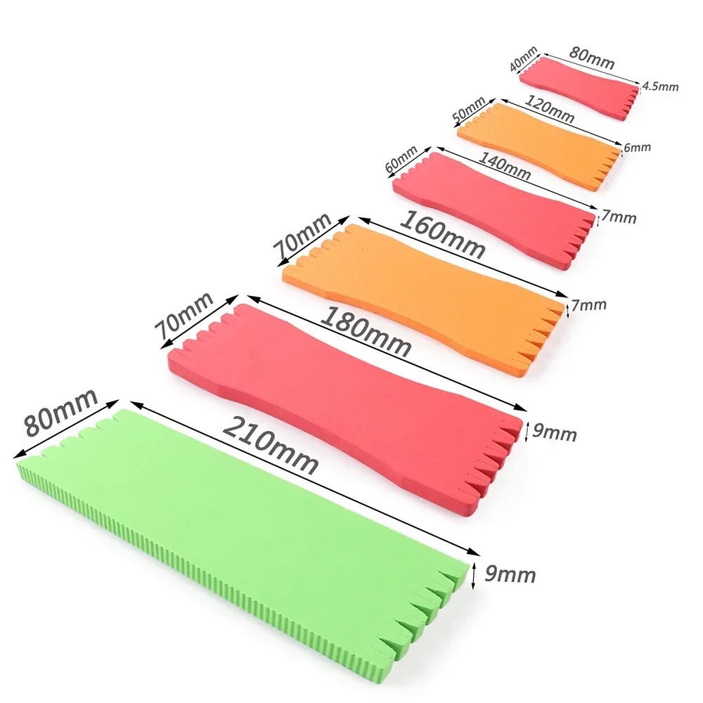GOBAIT-tablero de bobinado de 8-21cm, varios tamaños, hilo de pescar de espuma EVA, envoltura de alambre, placa flotante, gancho de almacenamiento, aparejos redondos, herramienta de Pesca - imagen 2