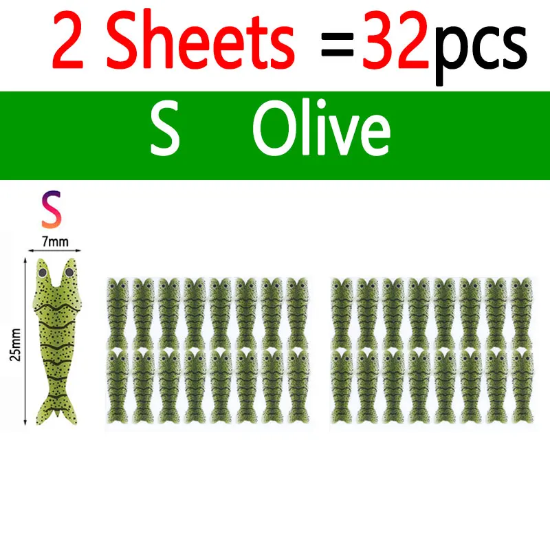 2 Sheets Olive S