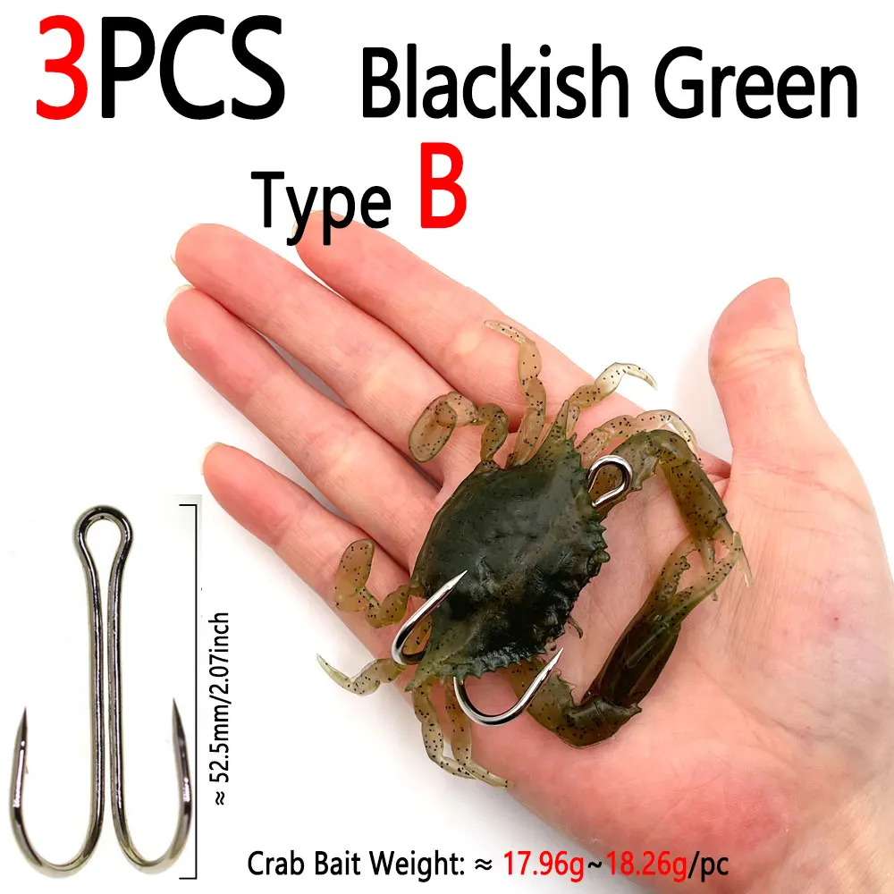 3pc Blackish Green B