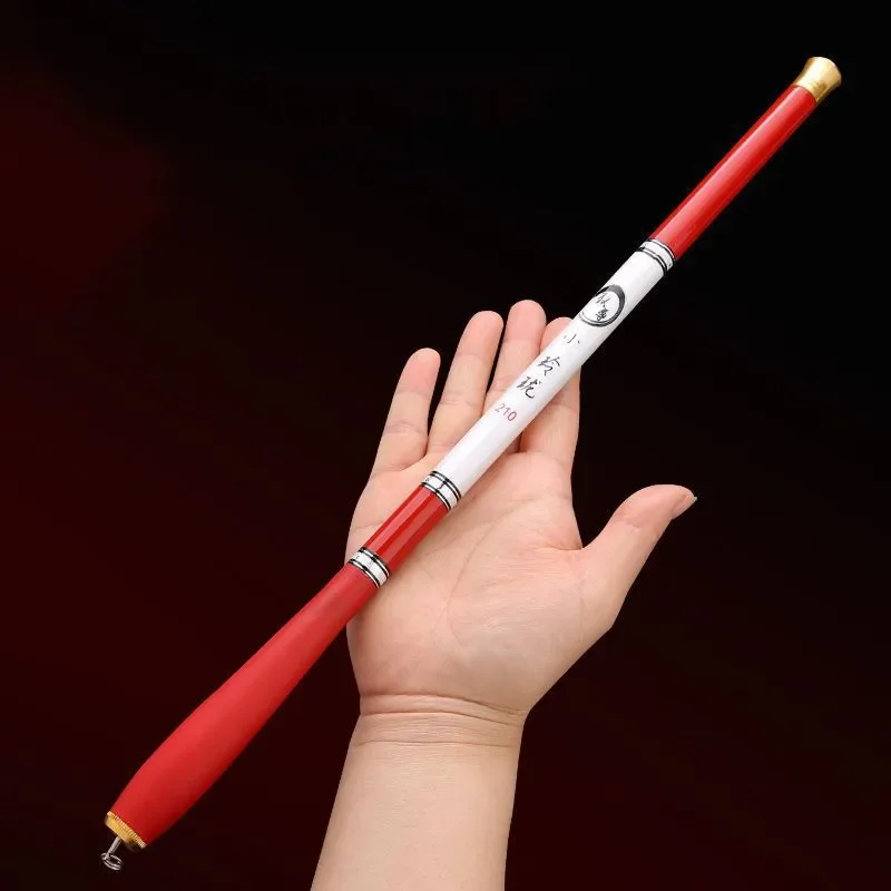 Caña de pescar telescópica portátil de 1,0-3,6 pulgadas, fibra de carbono retráctil, poste de mano para lago, alimentador de carpa, aparejos de cañas de pescar - imagen 4