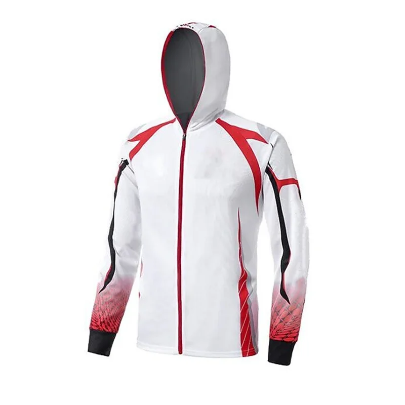 Camisas de pesca con impresión de tela personalizada, ropa de manga larga, protección Upf sublimada, secado rápido - imagen 2