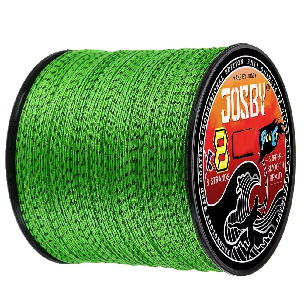 Trenzado Multifilamento JOSBY 8X PE Moteado – 8 Hebras Japón - imagen 5