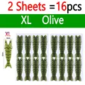 2 Sheets Olive XL