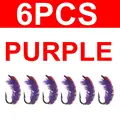 6PCS Purple