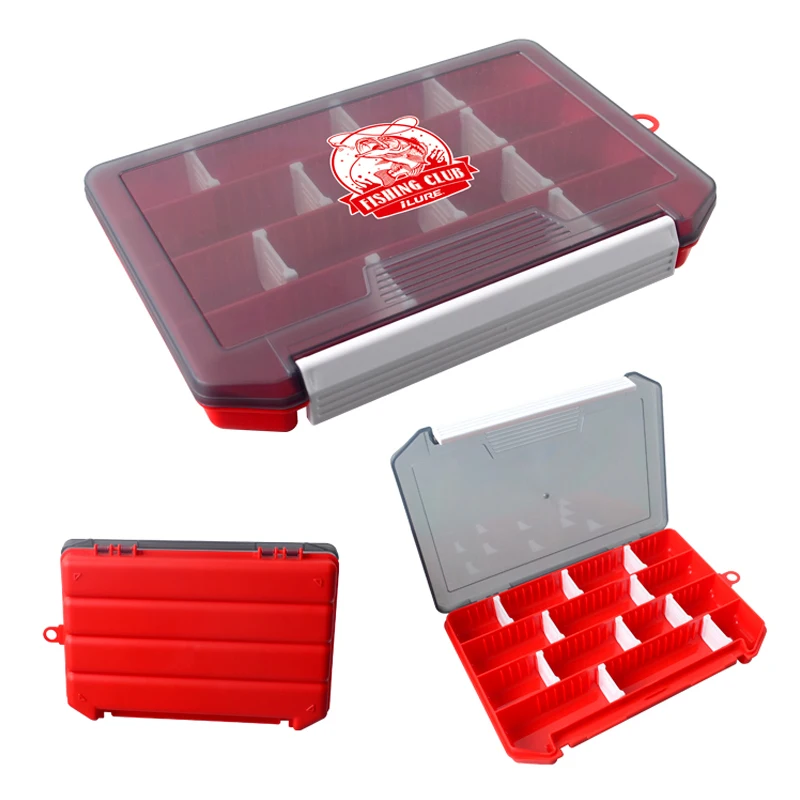 Fishing Box Plastic Fisherman Tackle Box Bait Container Hook Lure Tool Case Box Accessories Storage Supplies Organizer for Carp - imagen 4