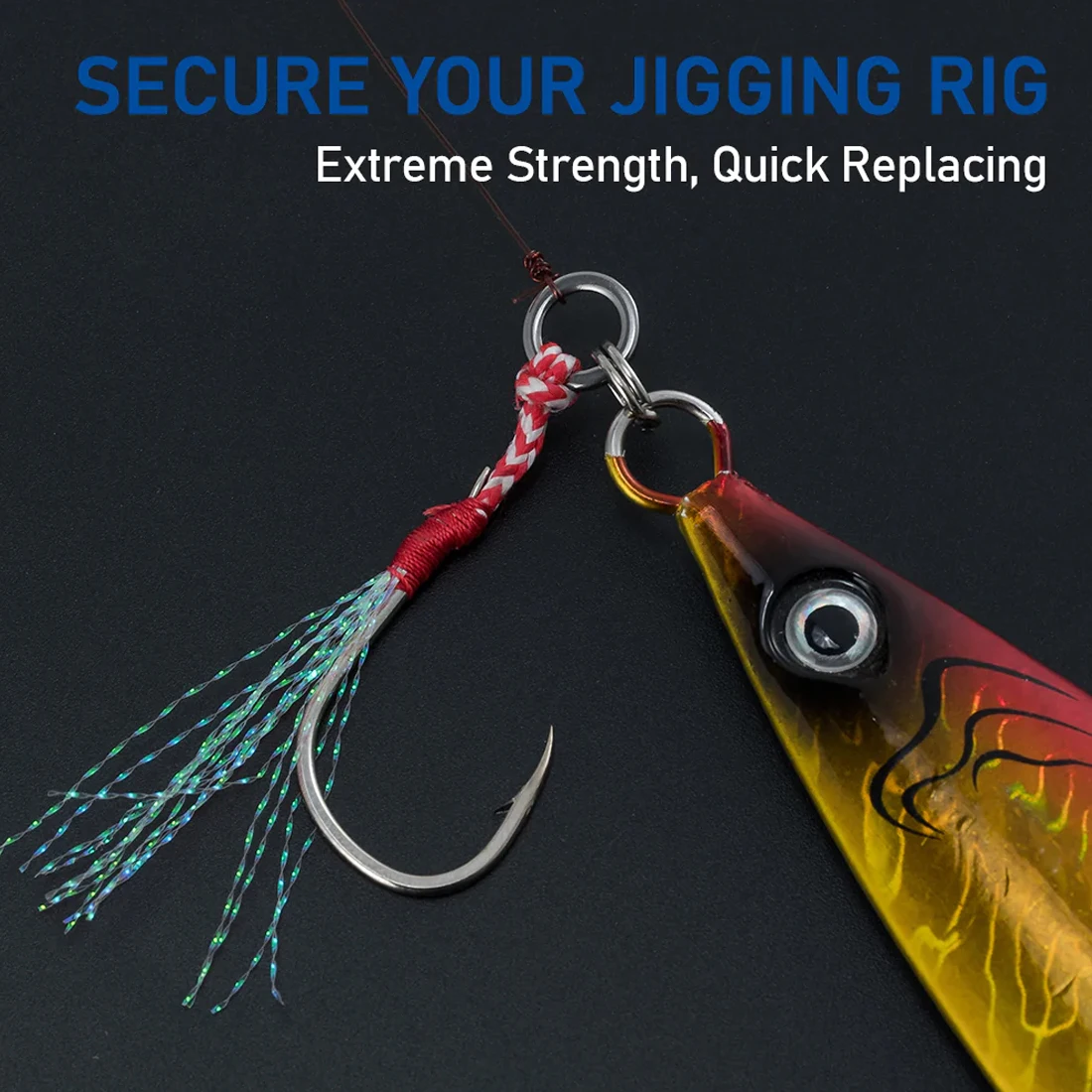 Anillo sólido de pesca, 20 ~ 100 Uds., conectores de señuelo de pesca, accesorios de pesca a presión de acero inoxidable, anillo sólido, aparejos de agua salada cromados - imagen 3