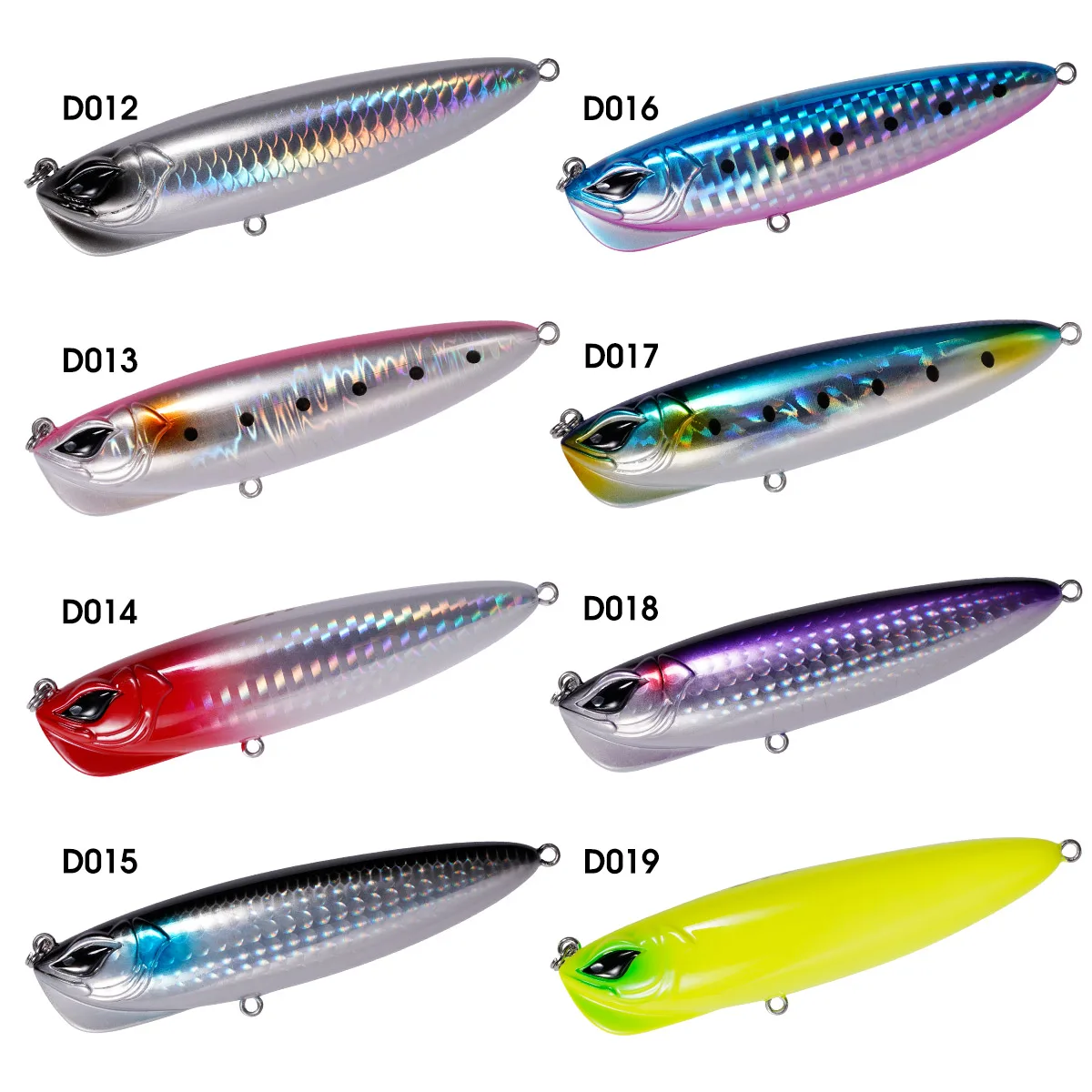 DYY-señuelo de pesca Stickbait duro, Wobbler de lápiz de hundimiento lento, andador de perros, cebo duro Artificial para pesca de lubina, 9cm,24,5g,14cm,71g - imagen 3