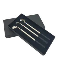 Bolígrafos gel golf tinta tricolor – Estuche regalo escolar oficina