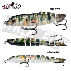 Señuelo multiarticular WALK FISH – Hundimiento lento para lubina