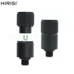 Hirisi pesca de carpa conector de cambio rápido adaptador de pesca de carpa de aluminio para alarmas de pesca caña Pod aparejos de pesca AQ210
