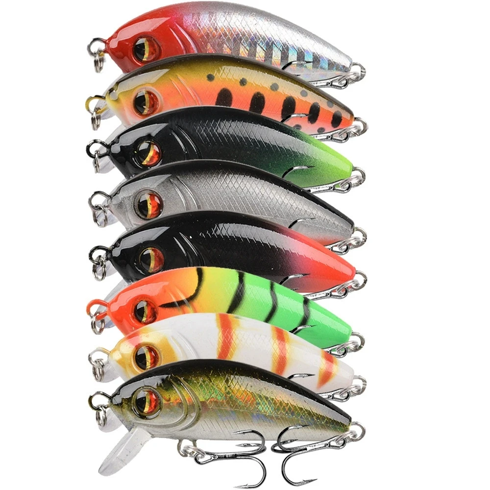 Señuelos de pesca flotantes de pececillo, modelo popular japonés, 5cm, 4,5g, Jerkbait, Lucio, Carkbait, Wobblers, Swimbait, cebo profesional - imagen 2