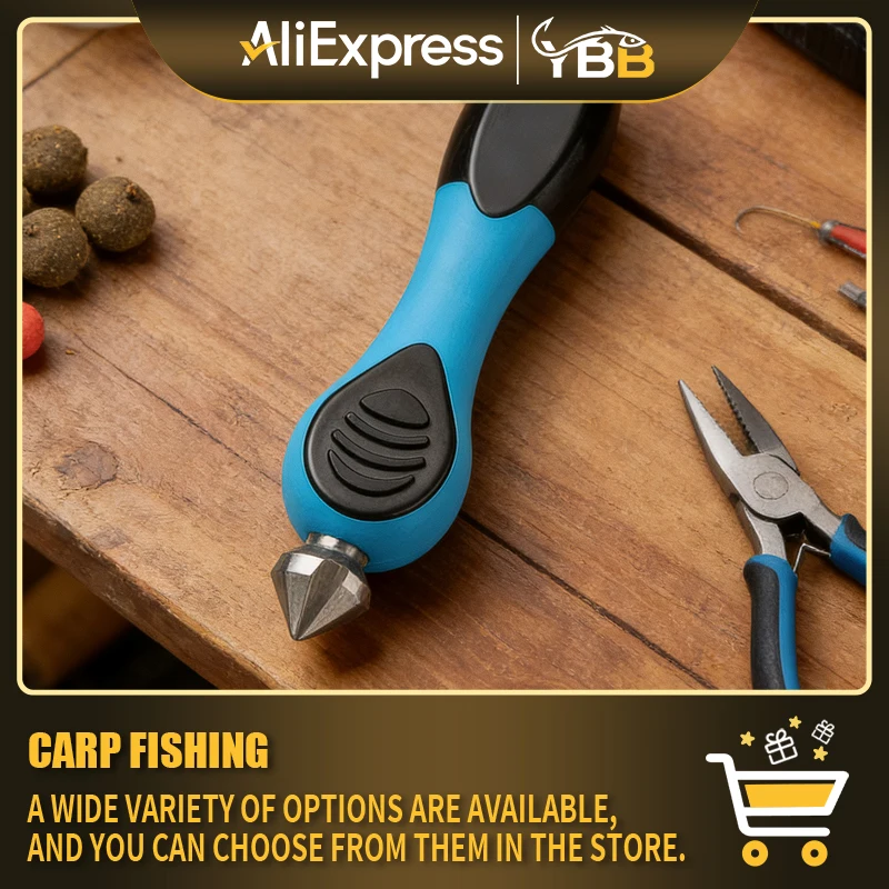 Taladro de boilies para carpa – Perforador y aguja para cebo blando