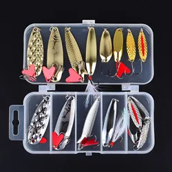Spinners con plumas para Black Bass – Señuelos metálicos de lance