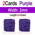 2pcs Purple 2mm