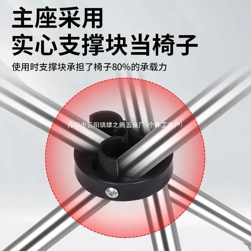 Bastón plegable, asiento fácil de llevar, taburete portátil, silla plegable, mango antideslizante, bastón súper ligero para caminar al aire libre - imagen 3