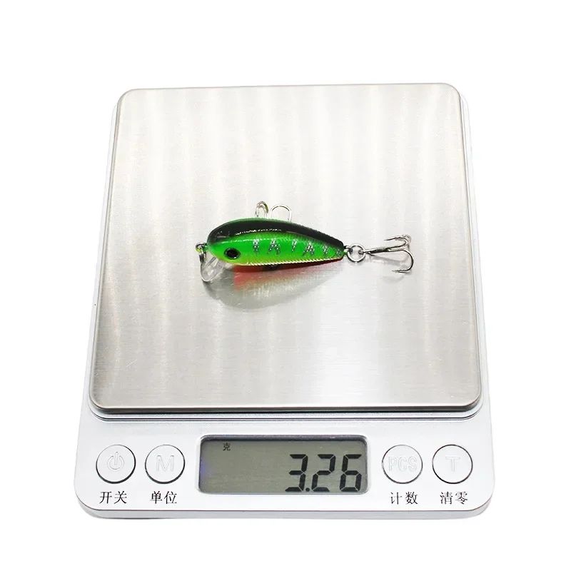 Mini señuelo de pesca que se hunde, 3,2g/35mm, Micro Minnow Wobblers CrankBait para pesca de Lucio, señuelos Crankbait - imagen 5