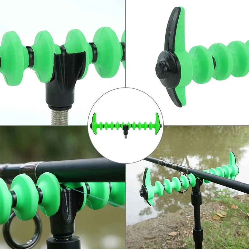 Cabezal de apoyo para carpa – Ajuste universal para barra buzzer - imagen 5