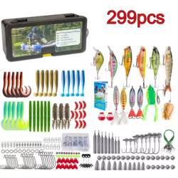 Kit de Señuelos Lubina Lucio – Crankbait, Spoon y Accesorios Rig