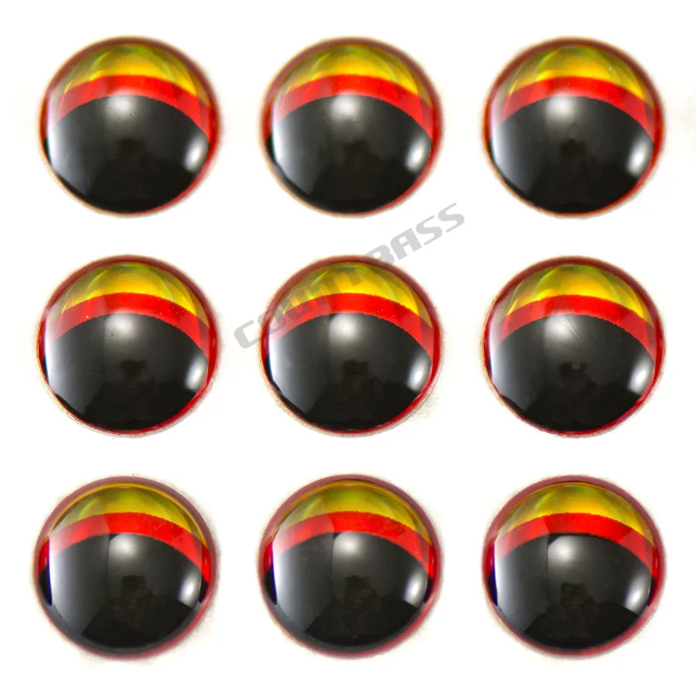 Countbass 50 Uds 4,5mm 6mm 7mm ojos de señuelo de pesca 3D para cebos duros en blanco crankbaits minnow señuelos sin pintar - imagen 2