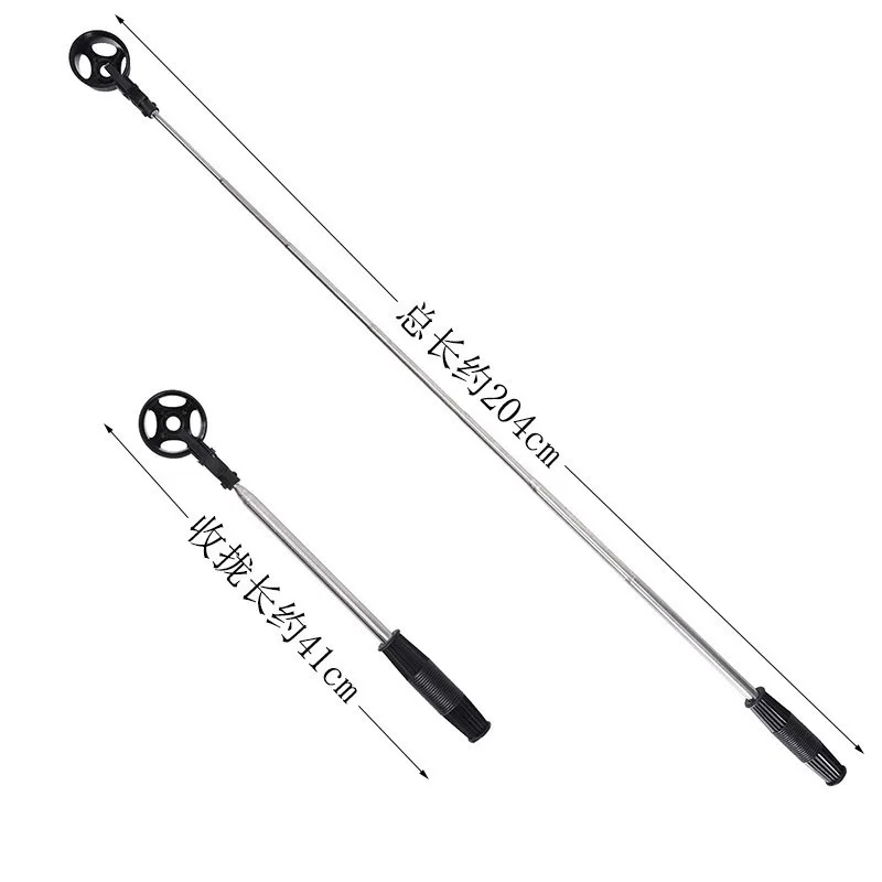 Recogedor telescópico bolas golf – Acero inoxidable bloqueo automático - imagen 2