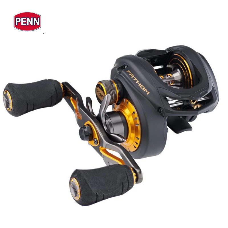 PENN 브랜드 Fathom 베이트 캐스팅 낚시 릴, 듀얼 액션 캐스팅 브레이크 로우 프로파일 릴, FTH200LP, FTH200LPHS, FTH300LPHS, 6 + 1BB - imagen 2