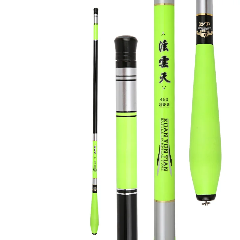 Cañas de pescar telescópicas ultraligeras con fibra de carbono dura de 3,6 m, 4,5 m, 5,4 m, 6,3 m y 7,2 m - imagen 3