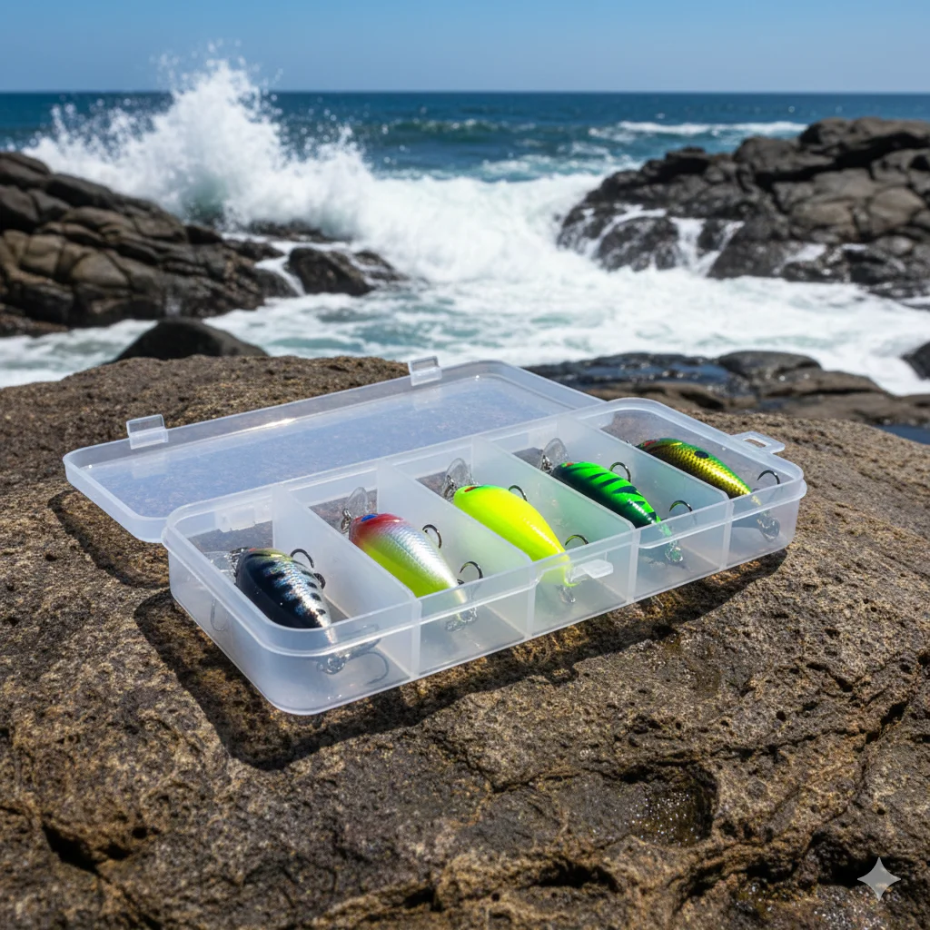 HENGJIA 5 unids/lote Mini Crankbait Kit de Señuelos de Pesca 5,3 cm 4,3g Wobblers plástico duro Bass Pike cebo Set señuelo de buceo Pesca - imagen 2