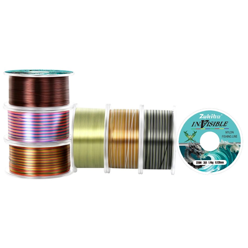 ZUKIBO JIAOLONG hilo de pescar de nailon 350M monofilamento japonés súper fuerte con revestimiento de fluorocarbono accesorios de pesca de carpa marina - imagen 3