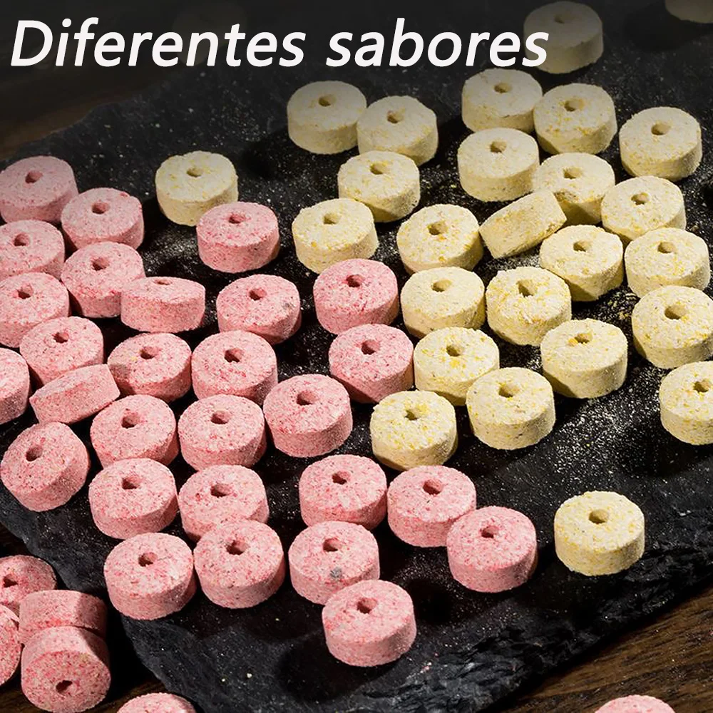 Atrayente de alimentación de Pesca, señuelo Granular hueco, nutrición, comida, sabor a pescado, aroma, Pesca, carpa, atomización, fibra, gancho para morder, cebo suave - imagen 5