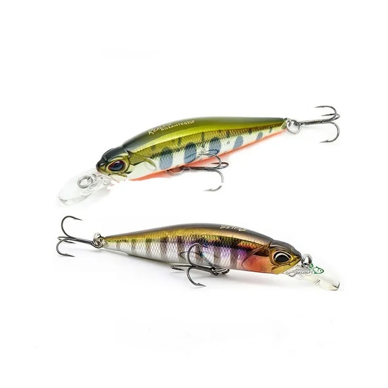 Señuelo de pesca de pececillo que se hunde por 1 piezas, 77mm/8,4g, ojos 3D, Crankbait, Wobblers, cebo duro de plástico Artificial, aparejos de pesca - imagen 3
